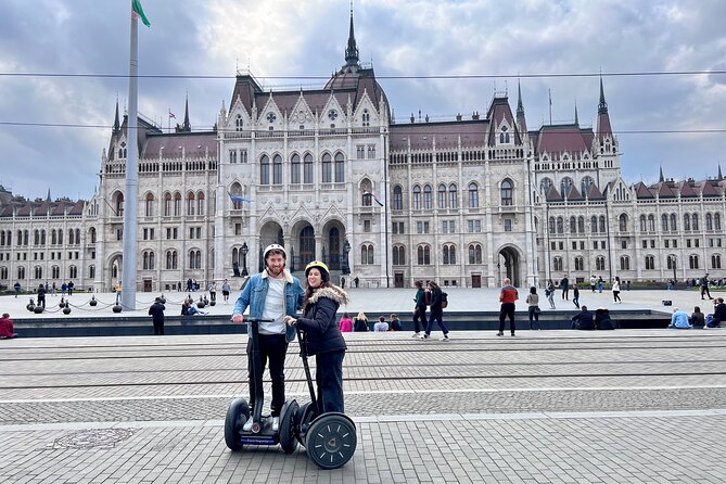 1 Hour Budapest Segway Tour - Parliament Hightails - Learning to ride at Haris köz 2