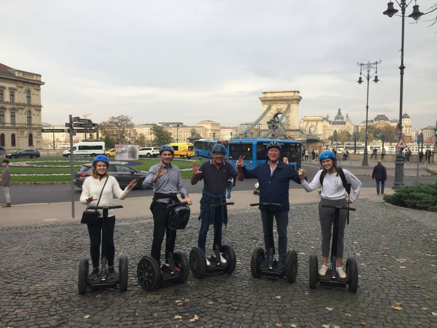 Budapest: 1.5-Hour Fun Segway Sightseeing - Chain Bridge and views toward Buda Castle