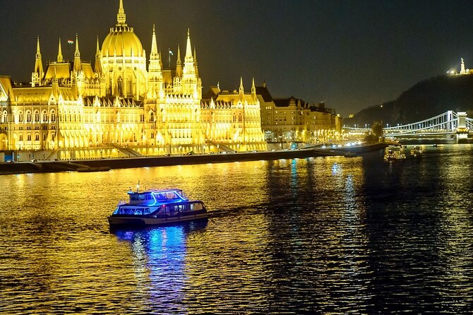 Budapest 4 course Dinner Cruise with Bar Piano and Welcome Drink - What you see from the boat, from Margaret Bridge to Bálna