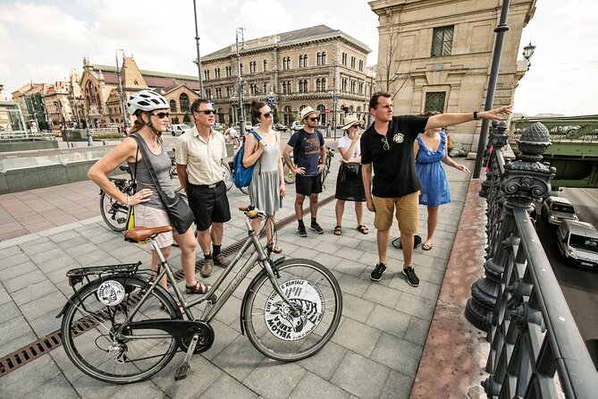 Budapest Bike Tour - Chain Bridge and the Route Toward Buda