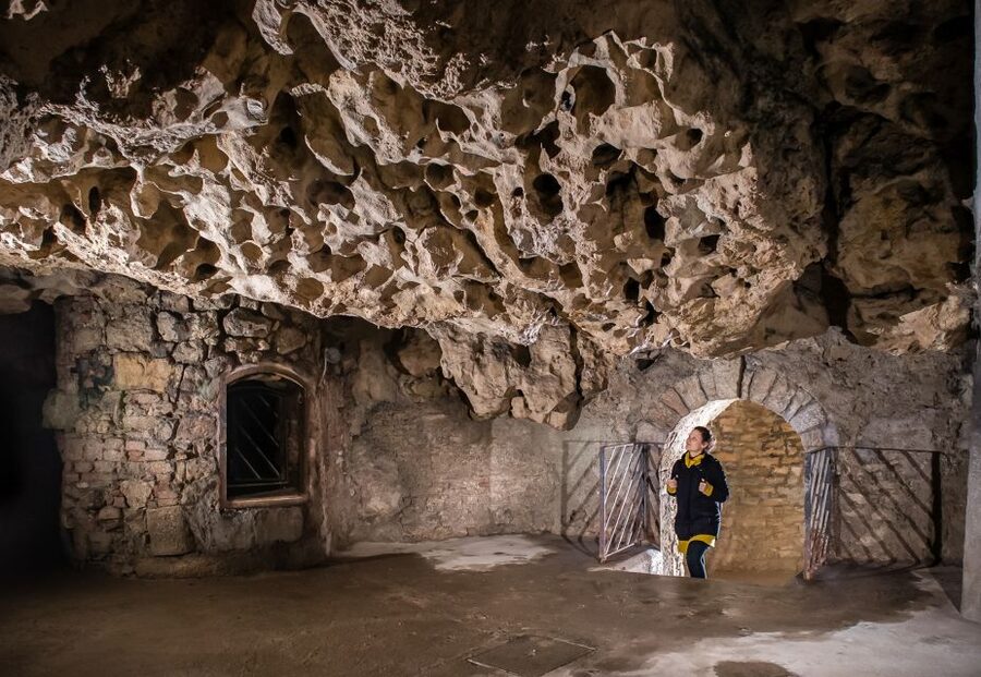 Budapest: Buda Castle Cave Tour - Limestone, cellars, and the work of human hands
