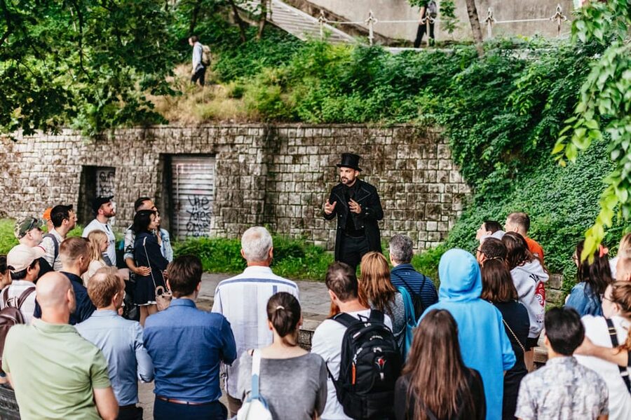 Budapest: Buda Castle District Vampires and Myths Night Tour - How much history is in the vampire theme?