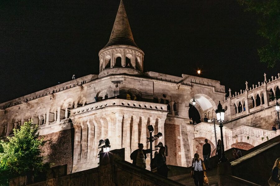Budapest: Buda Castle District Vampires and Myths Night Tour - Starting at Zero Kilometre Stone and climbing Castle Hill