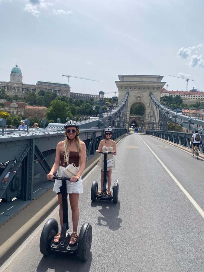 Budapest Buda Castle Private Segway Tour - Getting comfortable before the ride