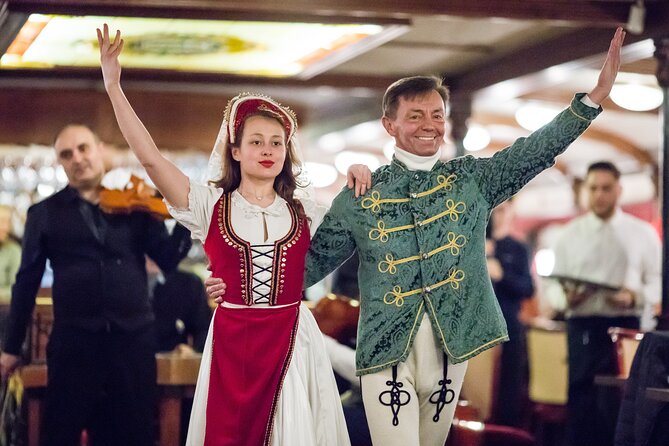 Budapest Danube Cruise and Dinner Options, Live Music and Dance - Budapest at night from the Danube