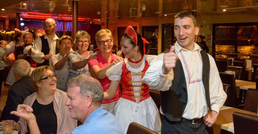 Budapest: Danube Cruise with Folk Dancing and Drinks - Budapest by Night From a Danube Deck