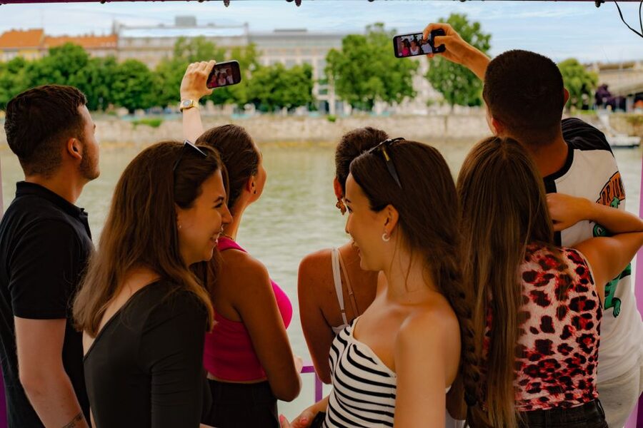 Budapest: Danube River City Lights Express Cruise - Müpa Budapest and the changing city view