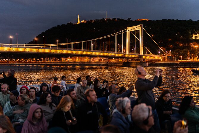 Budapest Danube River Sightseeing Night Cruise with Drink - The first drink sets the relaxed mood