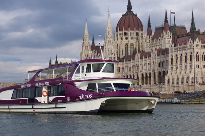 Budapest Danube Sightseeing Cruise with Unlimited Drinks - The National Theatre and Müpa mark modern Budapest