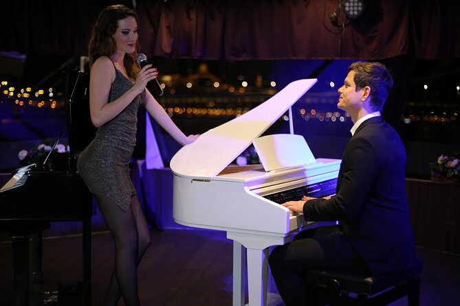 Budapest Drinks and Piano Show Cruise - The eastern bank mixes theater, university, and modern design