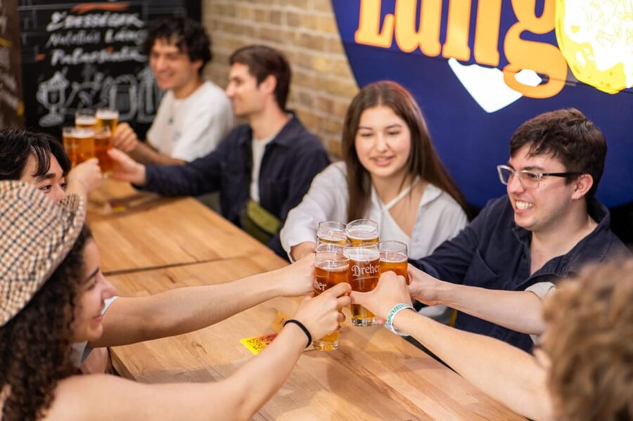 Budapest: Guided Food Tour with Wine, Beer, and Shots - Wine, beer, and pálinka with the food