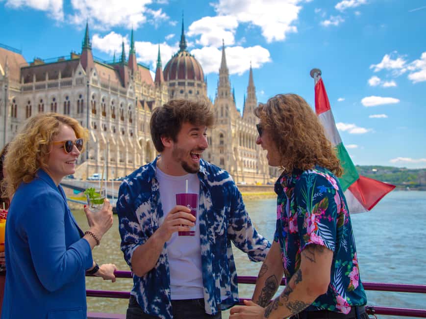 Budapest: Happy Hour Sightseeing Cruise - Parliament from the Danube