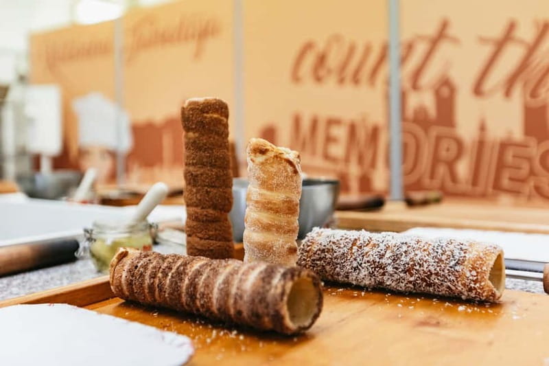 Budapest: Hungarian Chimney Cake Workshop in the City Center - The one-hour baking process