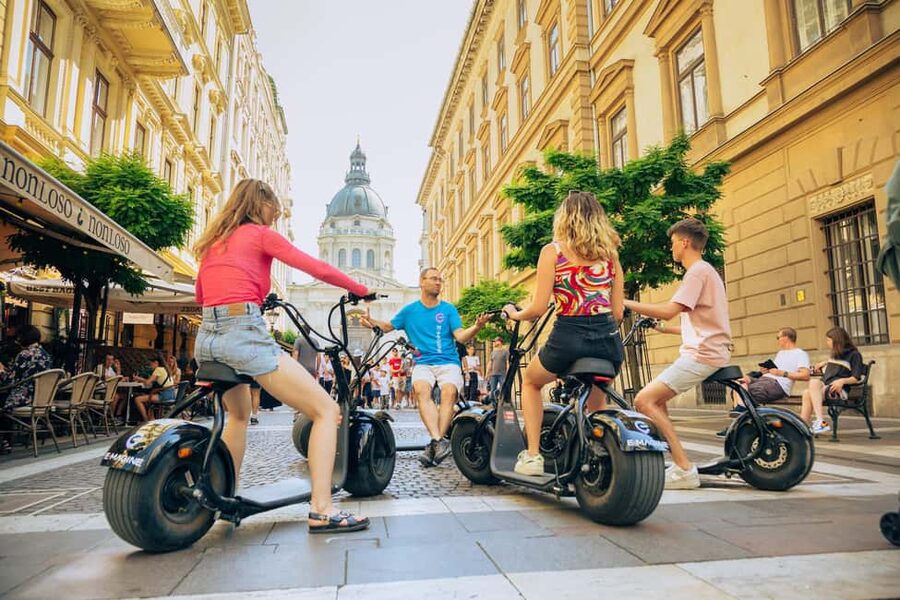 Budapest: MonsteRoller E-Scooter Tour - Citadel views and Budapest from above