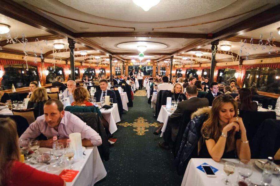 Budapest: New Year's Eve Party Cruise with Food & Live Show - Drinks, countdown, and the winter deck