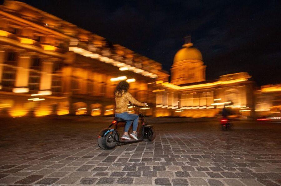 Budapest: Night Tour on MonsteRoller e-Scooter - Riding toward Fisherman’s Bastion