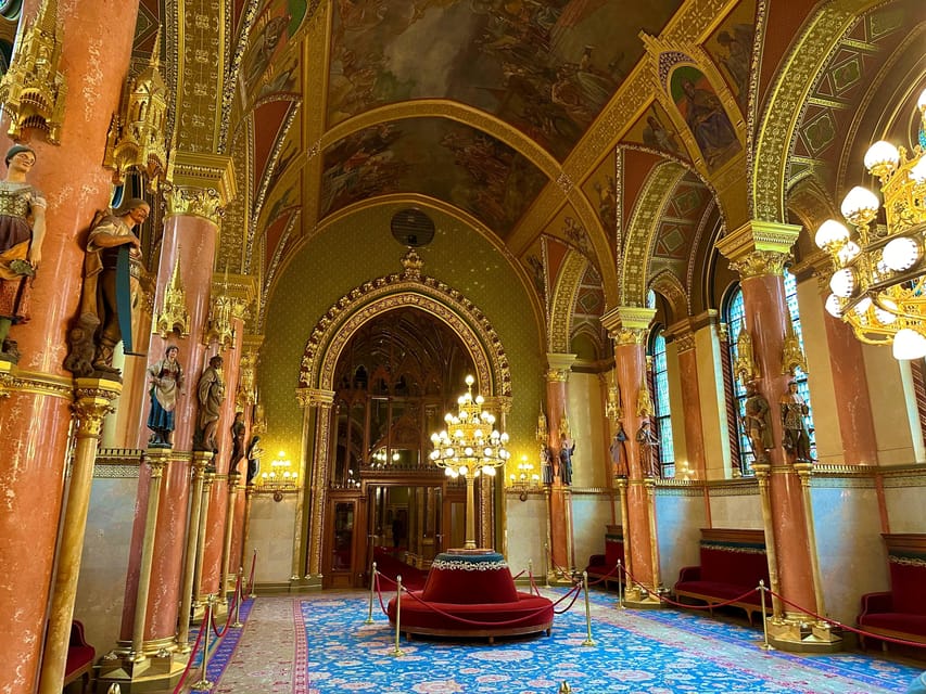 Budapest: Parliament Building Entry Ticket and Audio Guide - The Main Staircase and first impressions