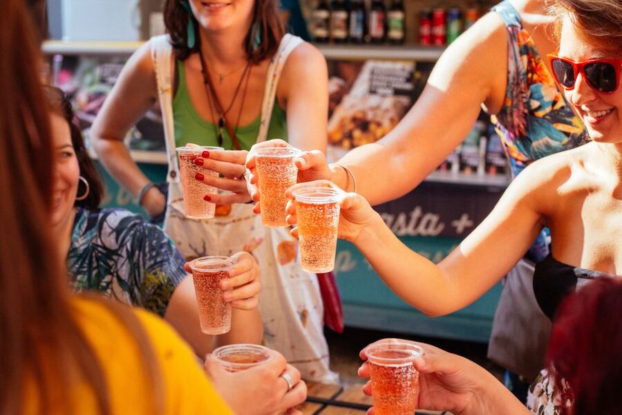 Budapest: Private Food Tour – 10 Tastings with Locals - Crossing toward the Jewish Quarter and Szimpla Kert
