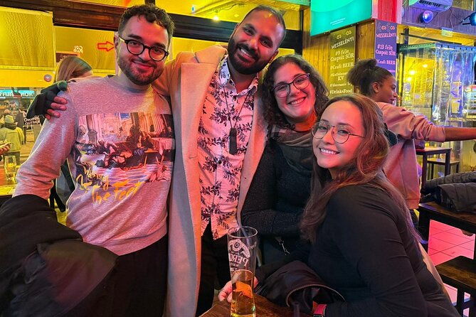 Budapest Pub Crawl & Ruin Bar Tour – Free Shots & VIP Entry - Beer and pálinka at La Siesta