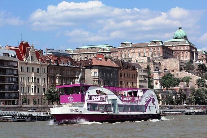 Budapest Sightseeing with Drink Included - Buda Castle and Fisherman’s Bastion rise above the river