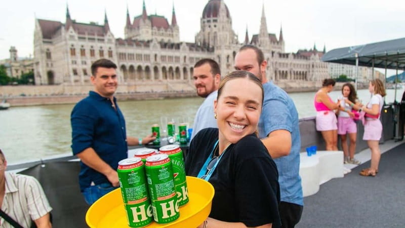 Budapest: Sip & Sail Danube Cruise with Unlimited Beer - Parliament, Margaret Island, and the northern view