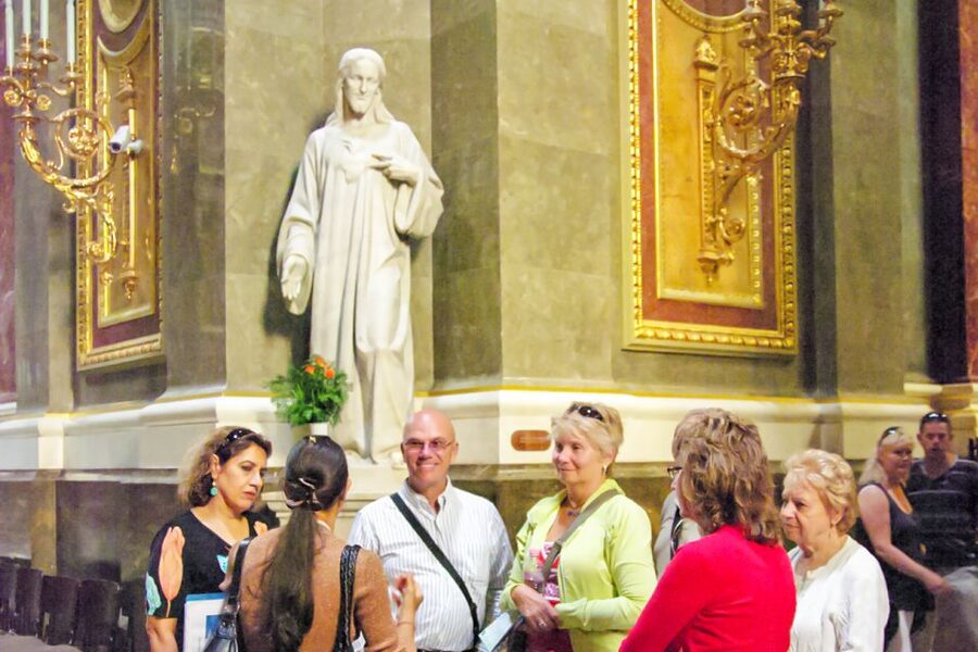 Budapest: St Stephen's Basilica Tour - The treasury and Cardinal Mindszenty