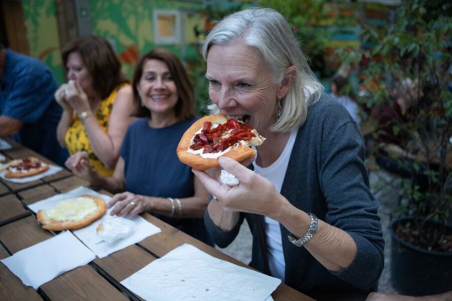 Budapest Street Food Tour with Snacks, Dessert & Beer - Stop two: paprika sausage with a Hungarian accent