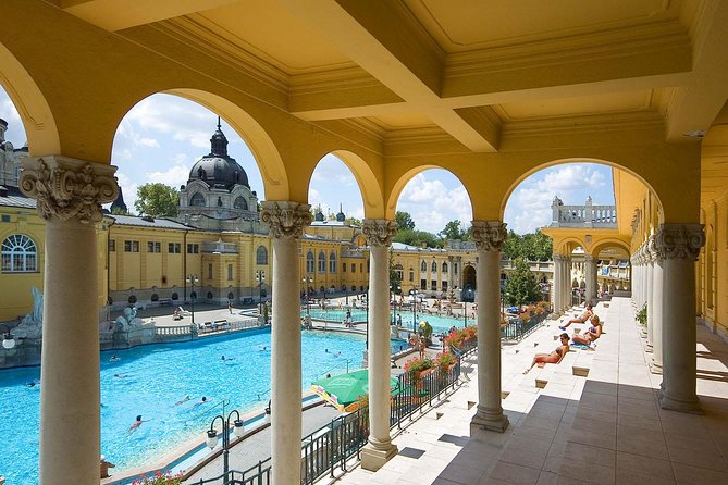 Budapest Széchenyi Thermal Spa Ticket - The outdoor pools deliver the signature Széchenyi moment