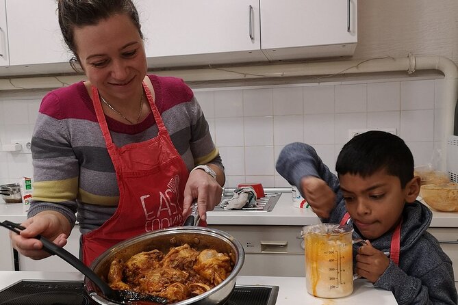 Easy Cooking Class Budapest - with Market Walk (local wine & pálinka included) - The four-course lunch and wine