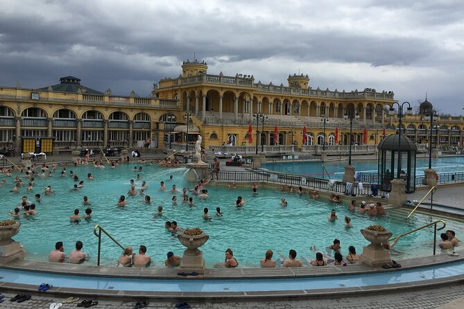 Entrance to Szechenyi Spa in Budapest - Allow time for changing rooms and lockers