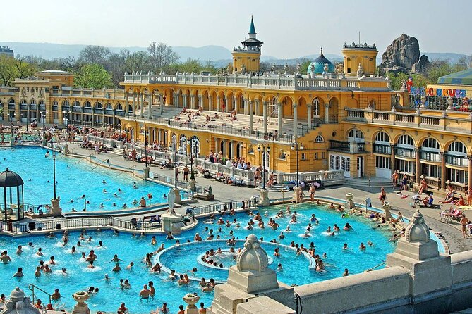 Entrance to Szechenyi Spa in Budapest - Who will enjoy Szechenyi Baths most