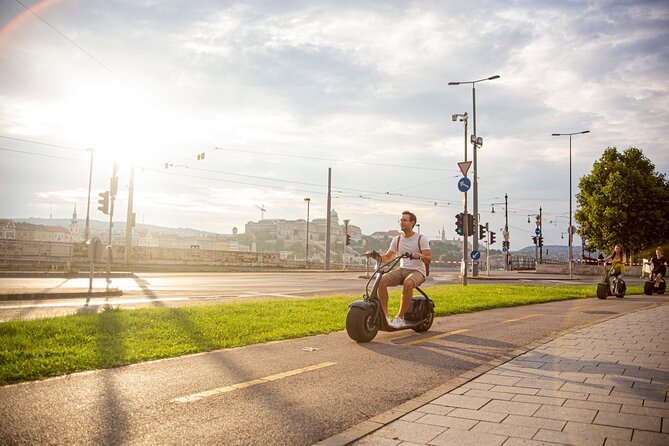 Guided Tours in Budapest on E-Scooter with various routes - Citadella at sunset and after dark