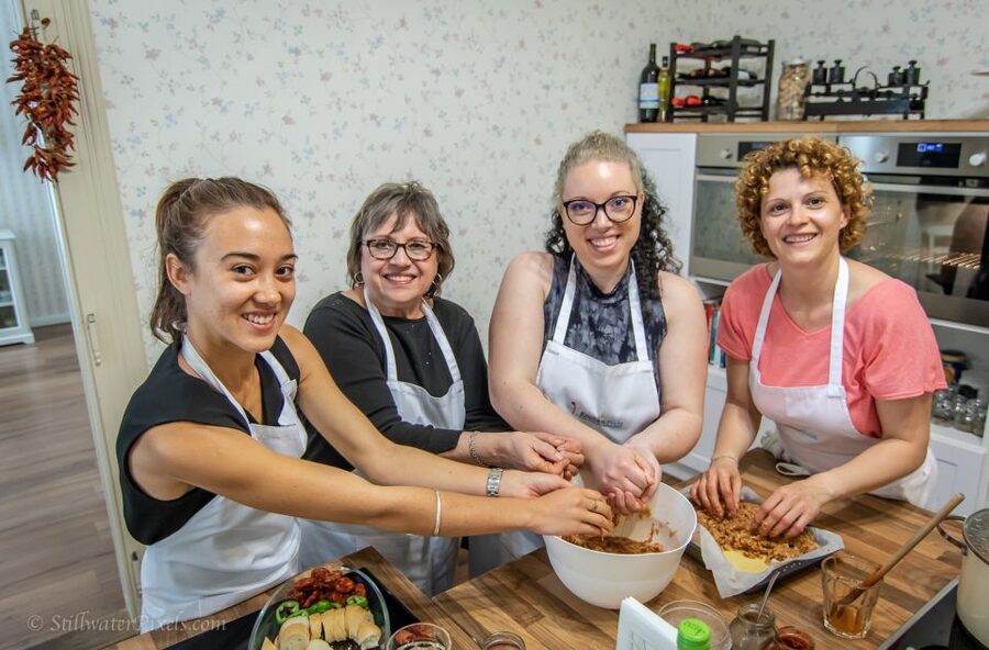 Hungarian Premium Cooking Class with 4-course meal - Preparing a three-course Hungarian meal