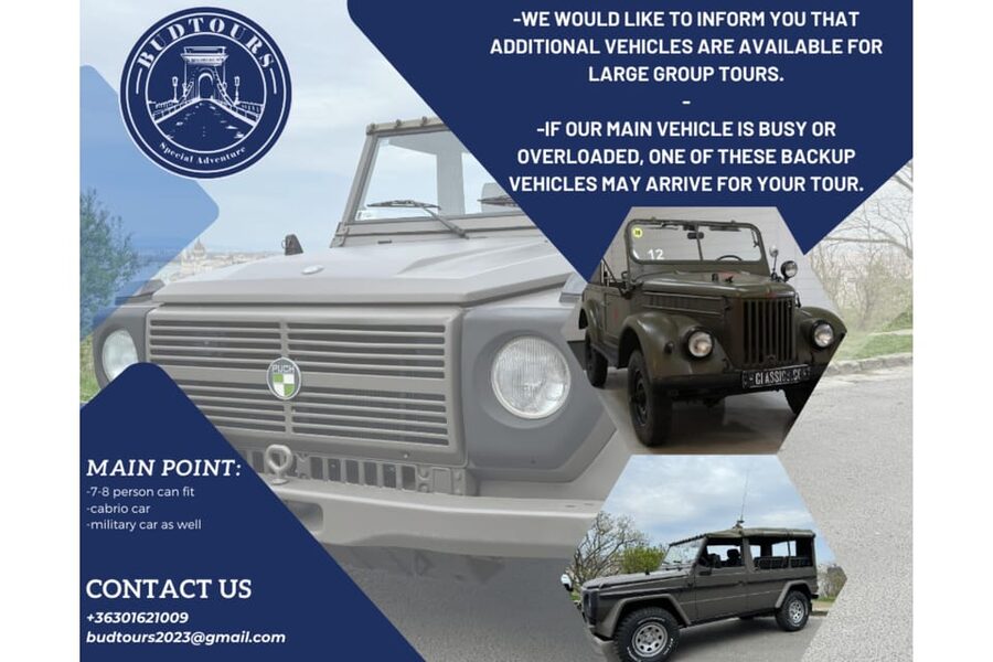 Iconic Budapest tour with Classic Russian Jeep and G-Wagon - How the private format affects value