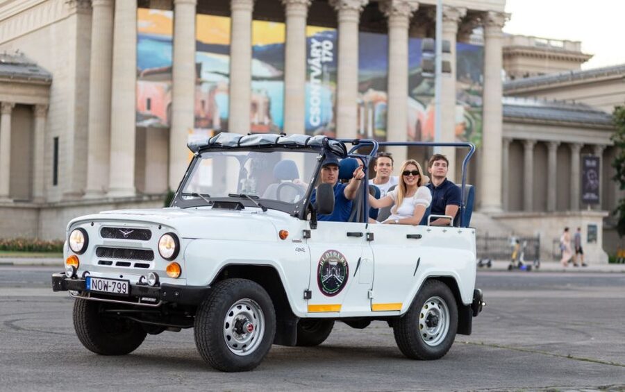 Iconic Budapest tour with Classic Russian Jeep and G-Wagon - Gellert Hill and the Citadella start with the best views