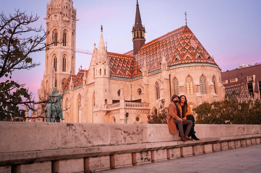 Private photography photo session at Fisherman Bastion - Drone photographs and retouched images