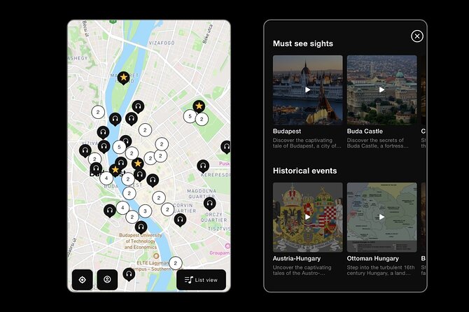 Self Guided Tour In Budapest With 100 Captivating Audio Stories - Hills, bridges, and views across Budapest
