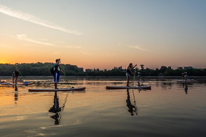 SUP Budapest: Sunset tour - The quiet stretch before Budapest’s big views