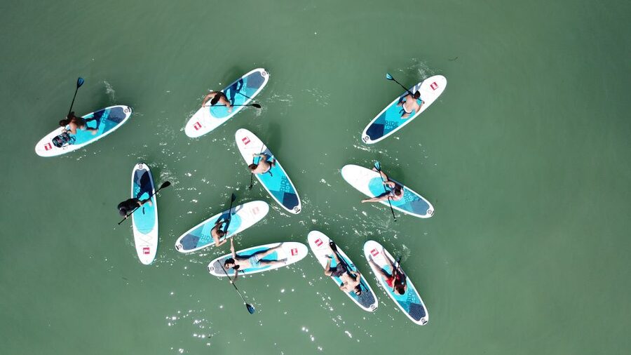 Tihany: SUP Course and Tour at Lake Balaton - On the water for the first hour