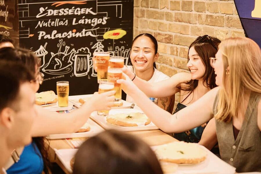 Tipsy Guided Food Tour with Drinks Included in Budapest - From street food to sit-down Hungarian dishes